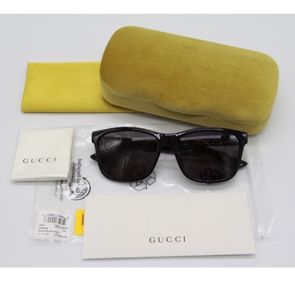 NEW GUCCI SUNGLASSES GUCCI GG0746S 001 NEW COLLECTION GUCCI EYEWEAR - Picture 12 of 13